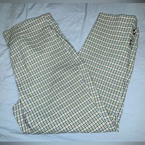 Cato Checkered Ankle Pants Size 16